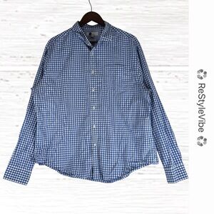 BODEN Men’s Size XL Shirt Button Down Long Sleeve Gingham Plaid